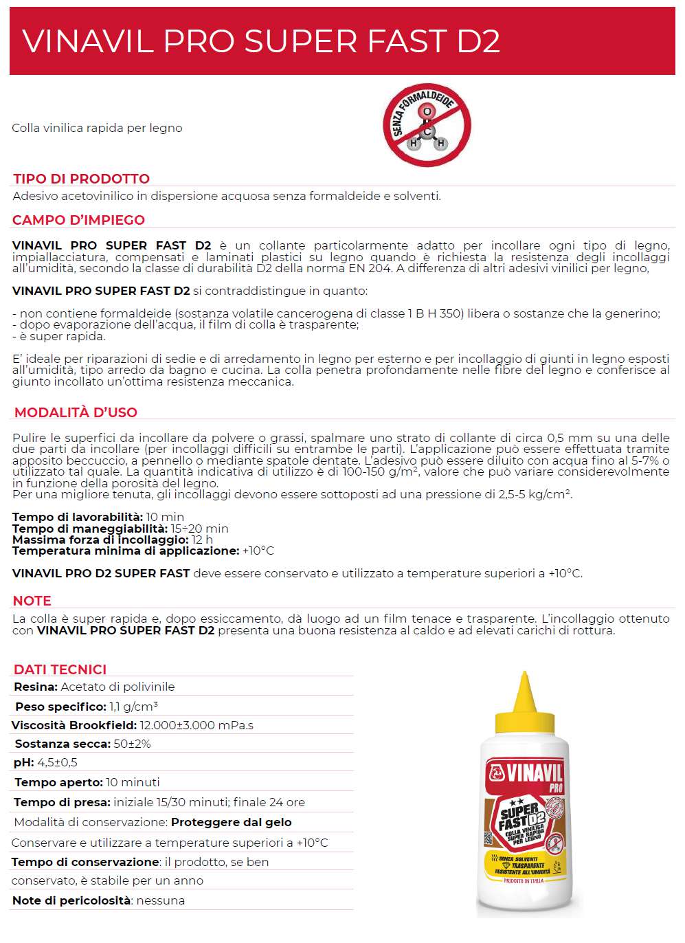 VINAVIL PRO-SUPERFAST 750G