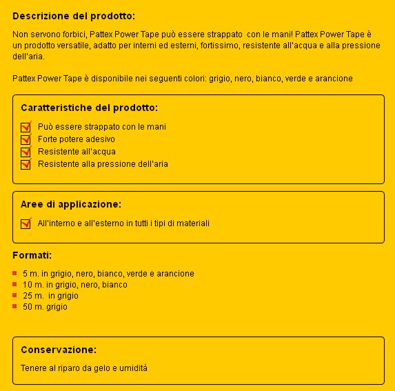 NASTRO POWERTAPE 50X25M GR