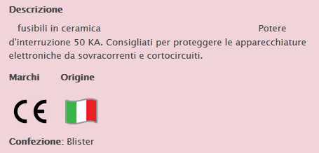 FUSIB CER. 8,5X31,5 10A 5P