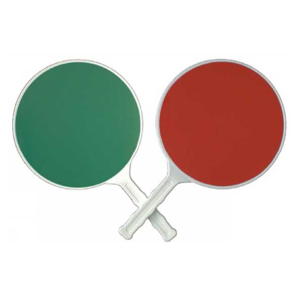 PALETTA diametro 30 VERDE-ROSSA   