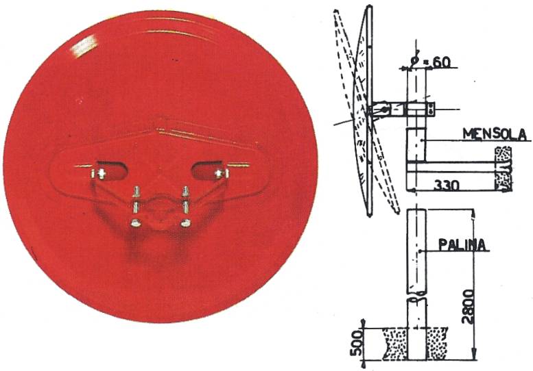 SPECCHIO PARAB INFR diametro  60  
