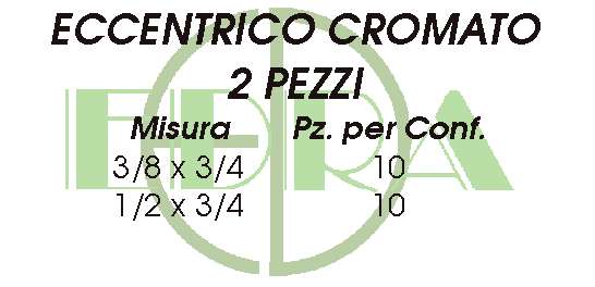 ECCENTRICO C/ROS.  1/2x3/4