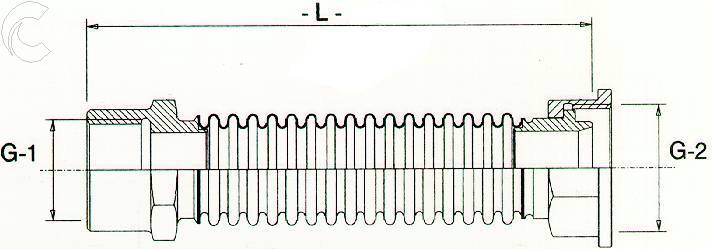 FLESS GAS 3/4X1,1/4F 10-20