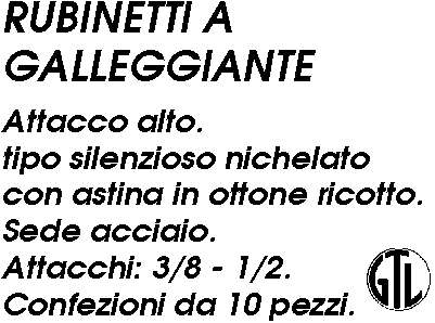 GALLEGGIANTE ATT/ALTO  3/8