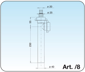 RACCORDO 2 VIE diametro 40 LAV+LAV