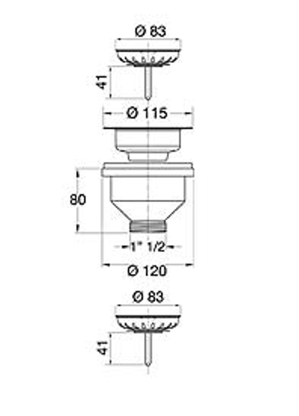 PILETTA BASKET S/TP diametro 90   