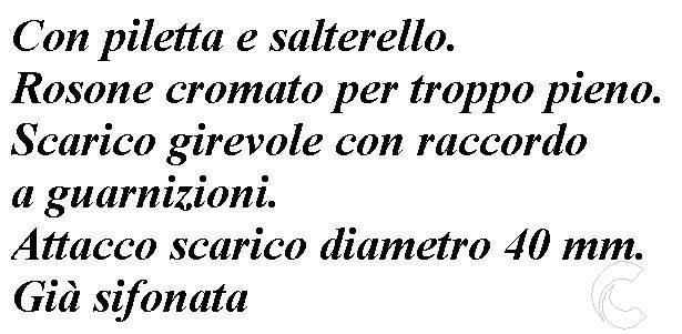 COLONNA VASCA  SALT/AUT   