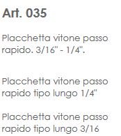 PLACCHETTA VITONE 1/4 CORT