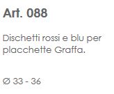 DISCHETTI INDICE ROSSI diametro 33