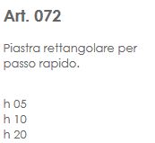 PIASTRA RETT.X P.R. H 5MM 