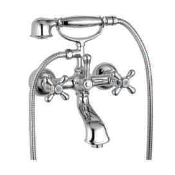 GRUPPO VASCA A CROCE CROMO