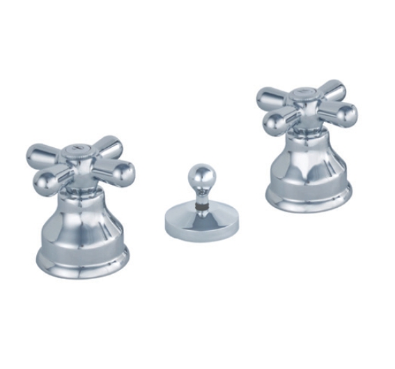 BATT.BIDET 3/F CROCE CROMO