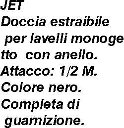DOCCETTA JET C/ANELLO NERA