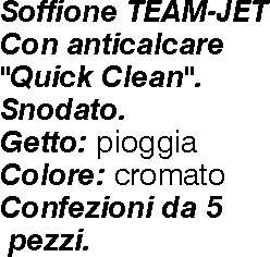 SOFFIONE DOC LIPARI  CROMO