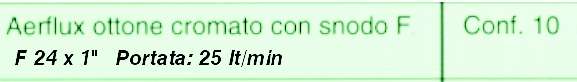 AERATORE SNODO F M22X1    