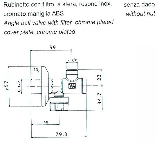 RUB SOTTOLAV SFER 1/2X1/2 