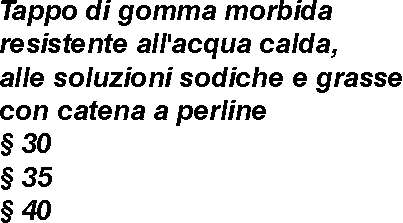 TAPPO COMPLETO diametro  31 NERO  