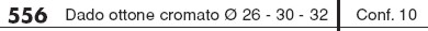 DADO X CANOTTO diametro 26X1" CROM