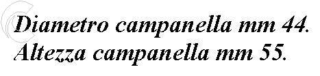 CAMPANELLA INOX LAVEL H44 