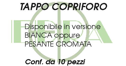 TAPPO COPRIFORO     BIANCO