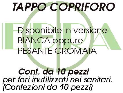 TAPPO COPRIFORO PESANTE CR