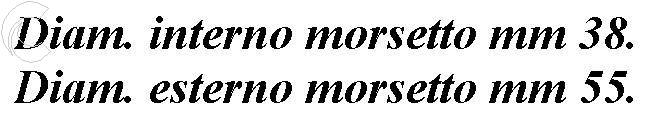 MORSETTO WC BIANCO 55 x 40