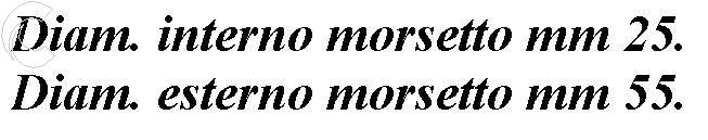 MORSETTO WC BIANCO 55 x 32