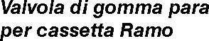 SFERA x CASSETTA RAMO     
