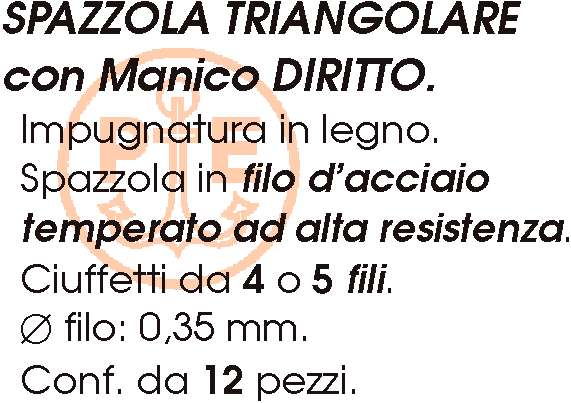 SPAZZOLA TRIANGOLARE AC R5