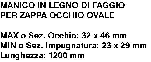 MANICO ZAPPA OV.120 45X34 