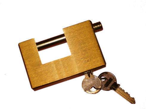 LUCCHETTO RETT OTTONE 90MM