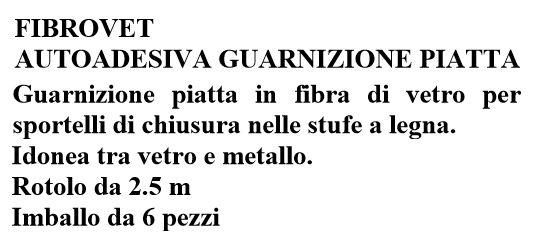 GUARN STUFA PIAT FIBR 6x3 