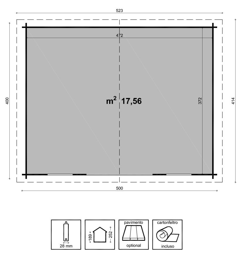 CASETTA EMMA CM. 500X400