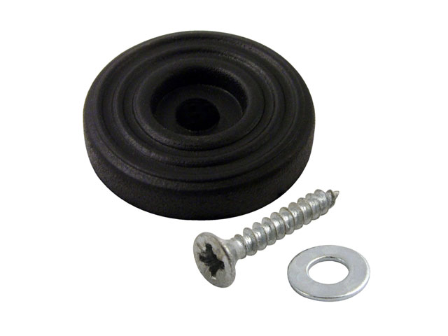 LABOR SOTTOPIEDI GOMMA NERO 23MM CON VITE PEZZI 16