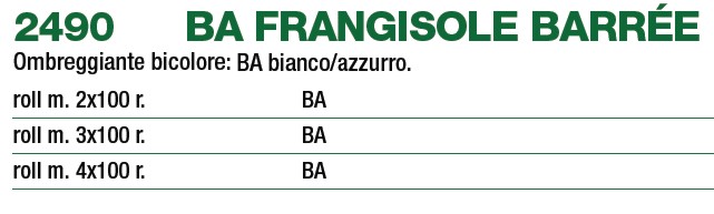 RETEOMBRA ARRIGONI  H3x4MT