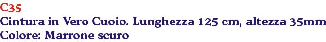 CINTURA L.125 H40 MARR SCU