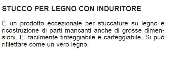 STUCCO LEGNO C/IN 125 SCUR
