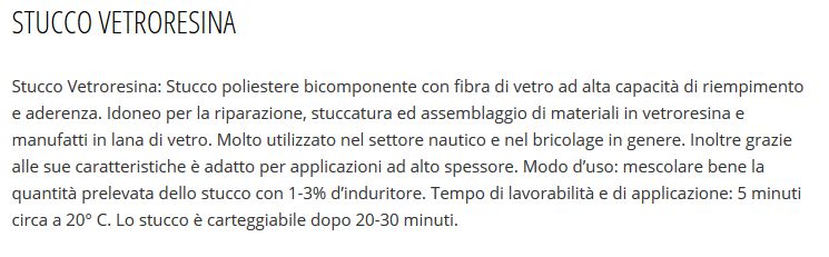 STUCCO VETRORESINA 500 ML 