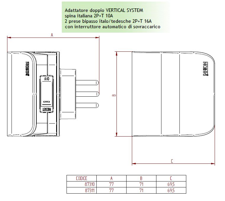 ADATT 2P+T10A A MULTI +INT