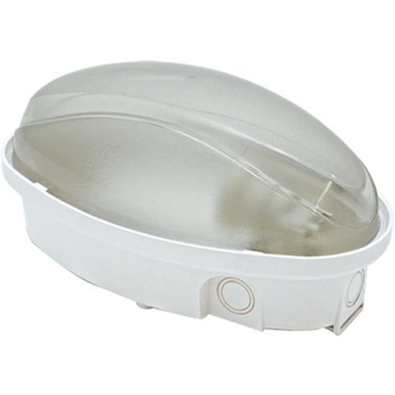 PLAFONIERA IP65 BIANCA OVA