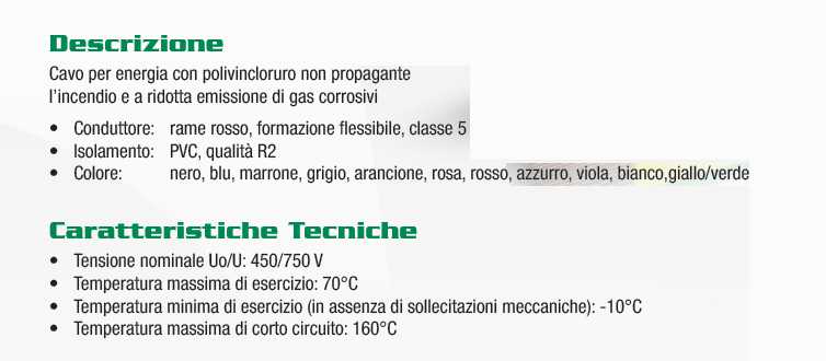 CAVO MESSA TERRA G/V 100MT