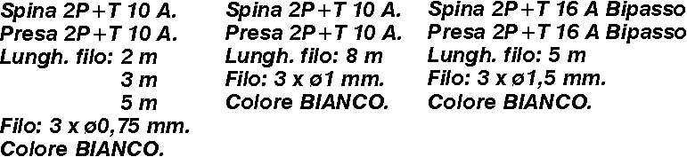 PROLUNGA 3M 3x0,75 10A BIA