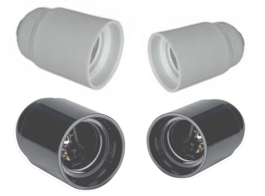 PORTALAMPADA BIANCO E14   