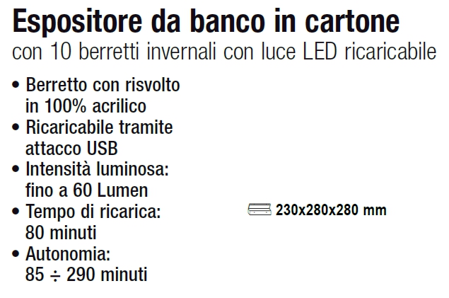 7980L EXPO CUFFIA LED 10PZ