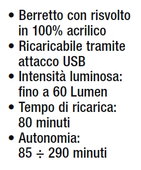 7980L CUFFIA C/LED RICARIC