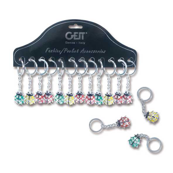 P/CHIAVI COCCINELLE   12PZ