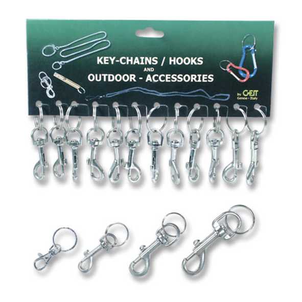 P/CHIAVI SCATTO 5,5cm 12PZ