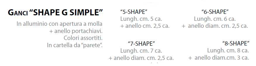 P/CHIAVI MOSCHETT.G5  12PZ