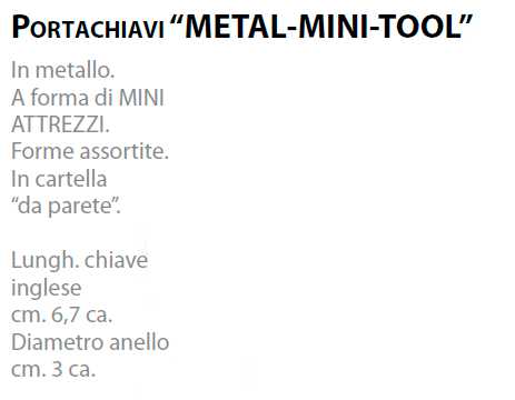 P/CHIAVI MINI-TOOL    12PZ