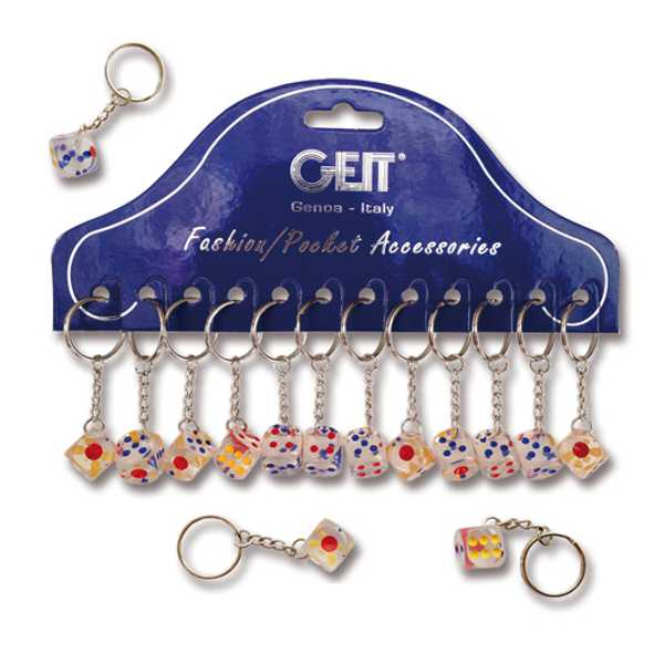 P/CHIAVI DADO PLEXI    12P